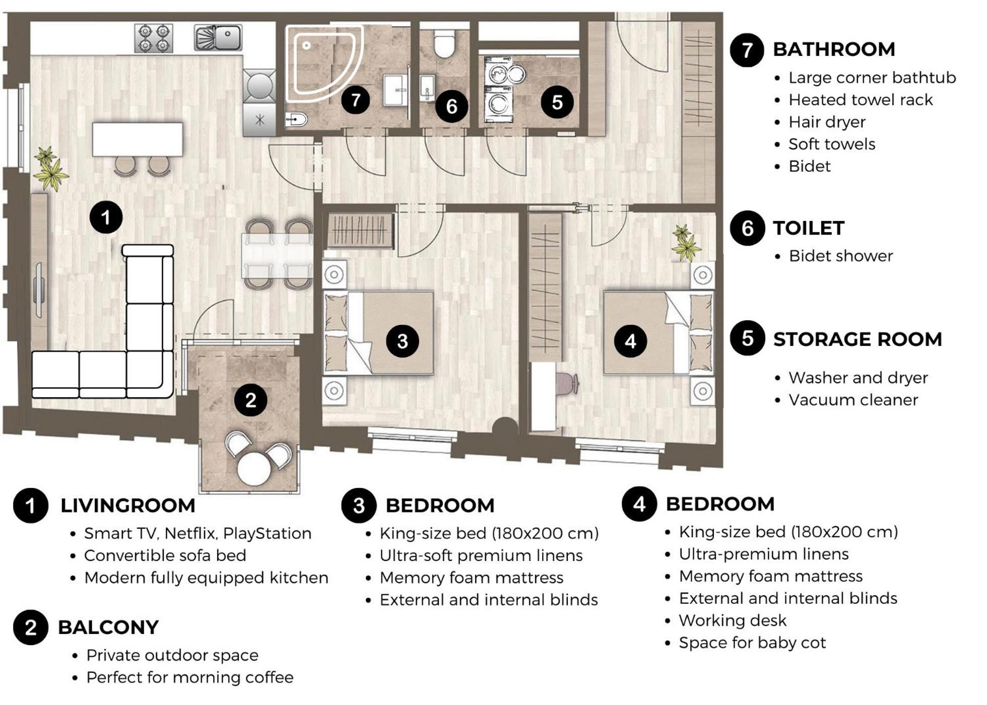 Luxury Sunny Home - Garage Parking, Metro, Balcony, Ps5 With Games براغ المظهر الخارجي الصورة